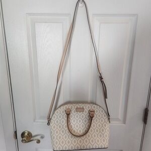 Kate Spade Grove Street Cali Tan Cream Designer Satchel Handbag Shoulder Strap